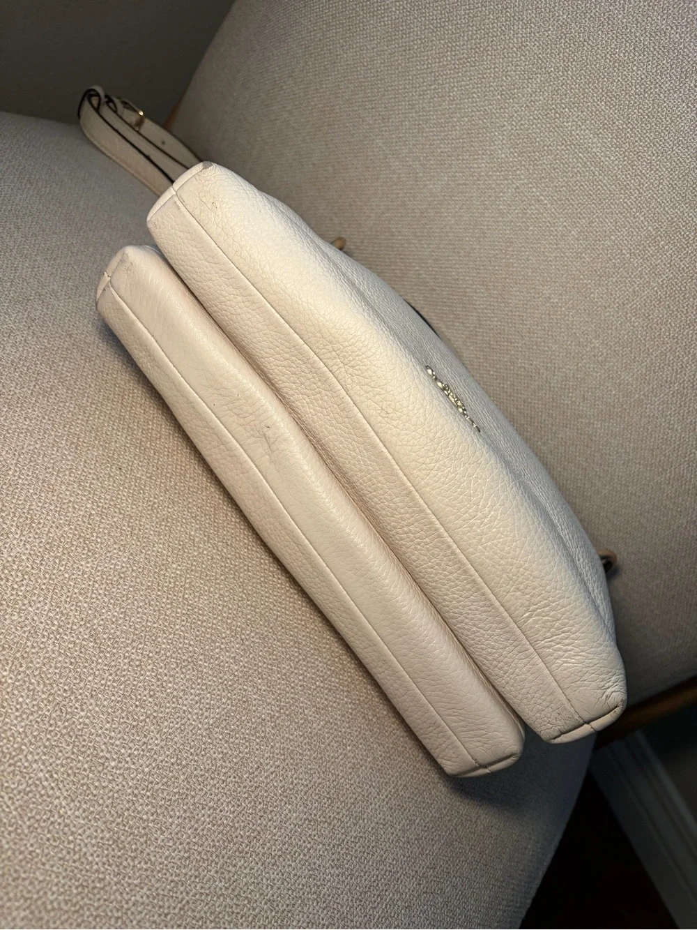 Coach Lyla Double-Zip Crossbody White